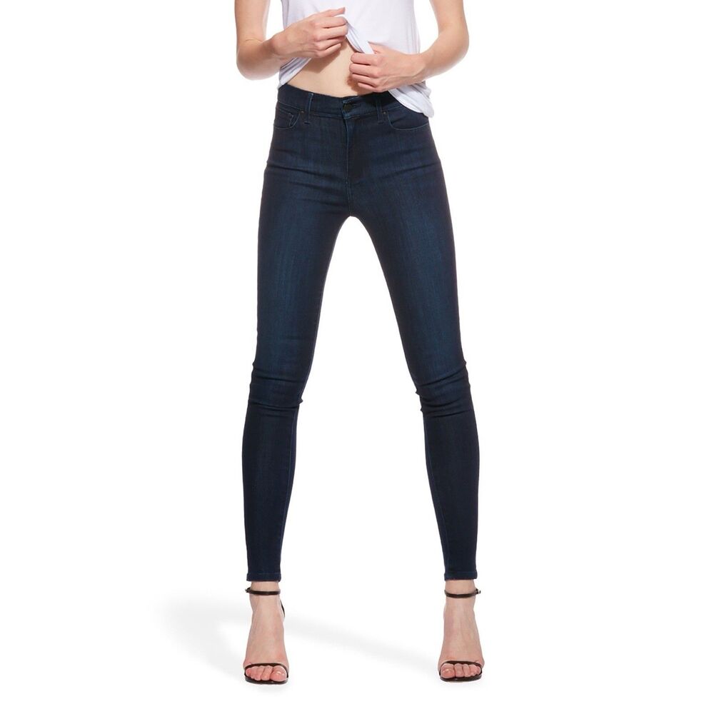 Mott and Bow Jane High Rise Skinny Jeans Women Size 30 x 28 Dark Blue Wash Denim